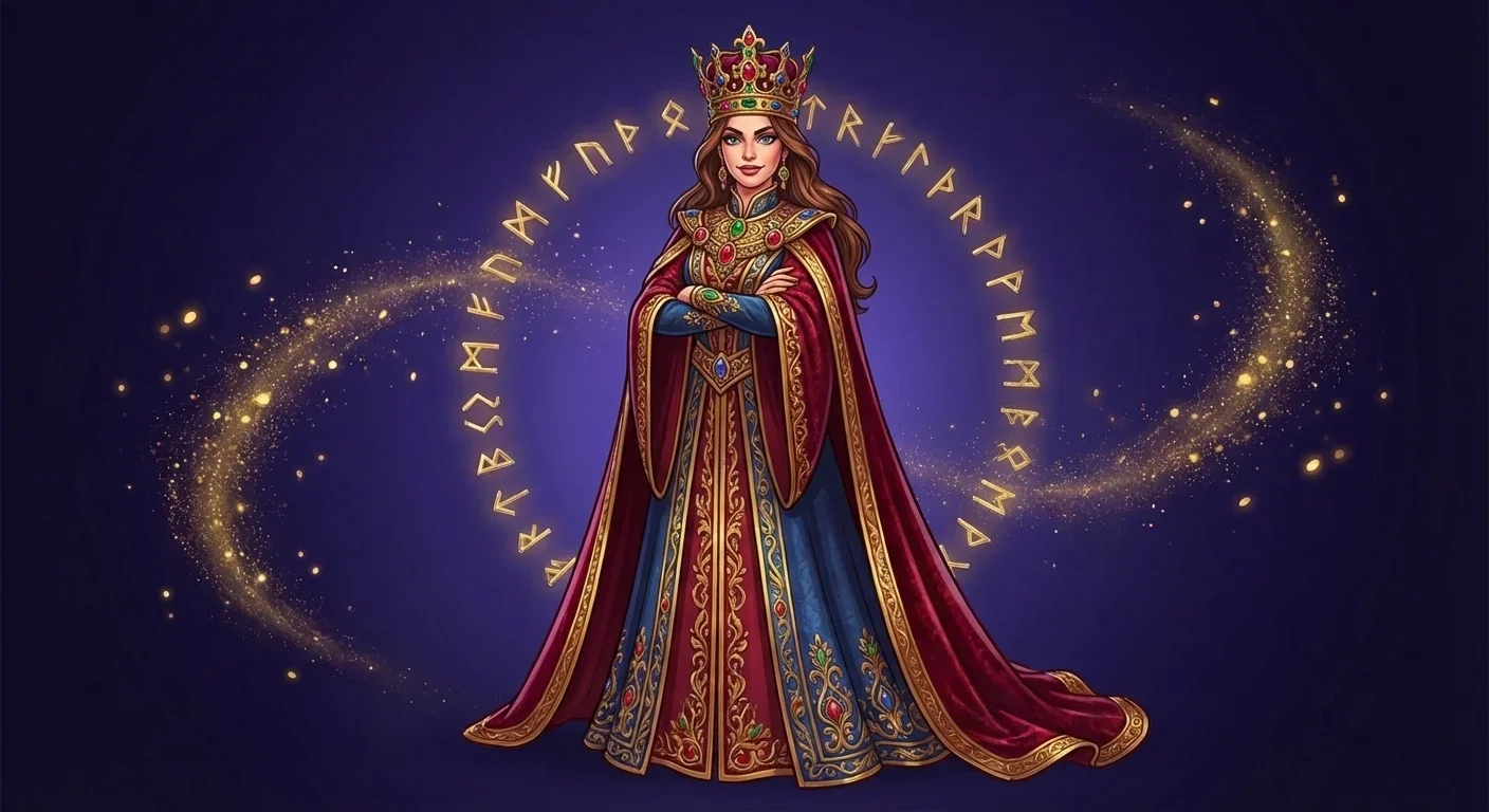 Character with crown - commanding