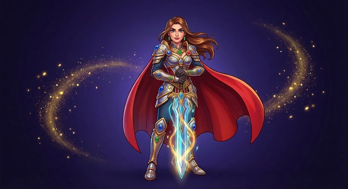 Character with sword - standing