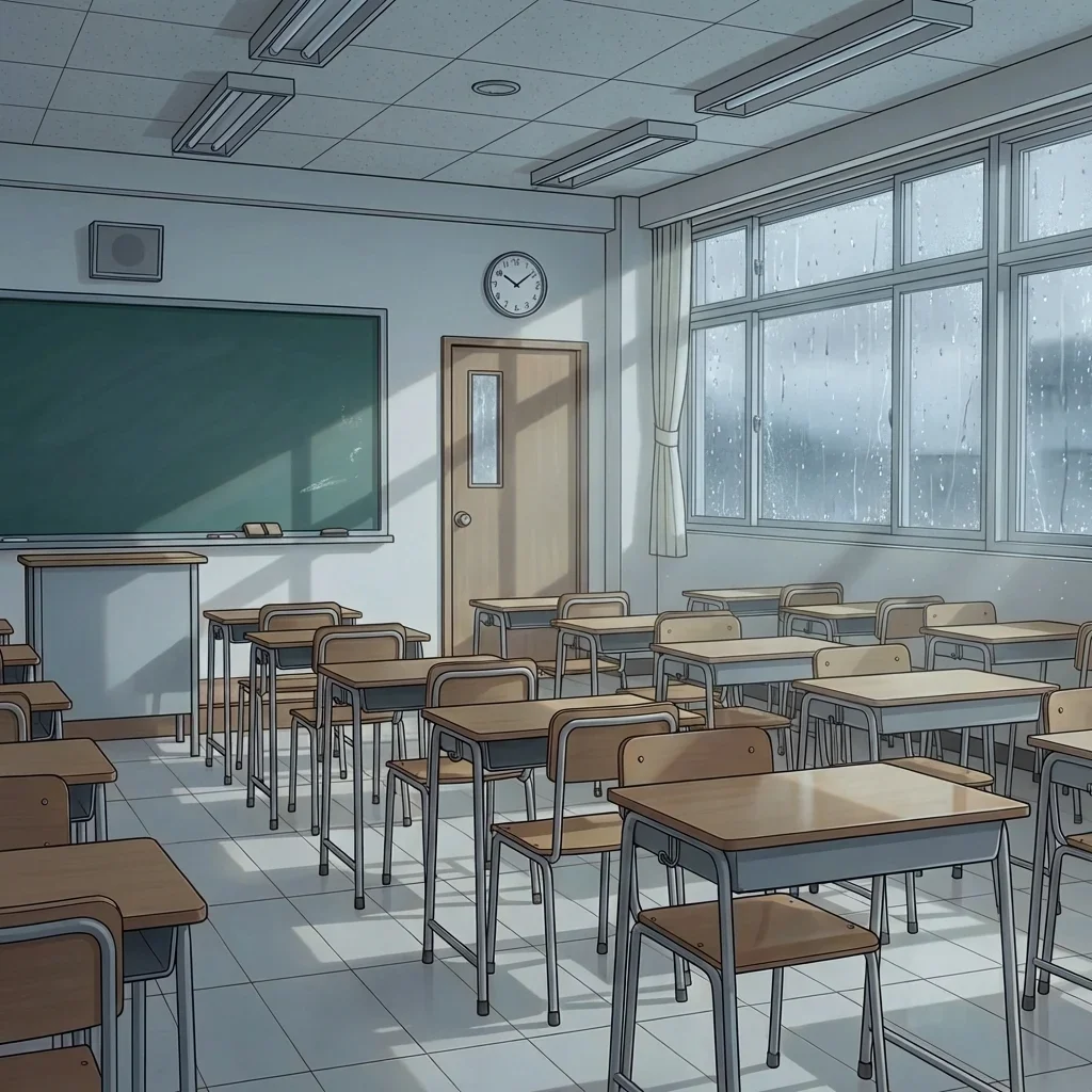 Classroom - rain