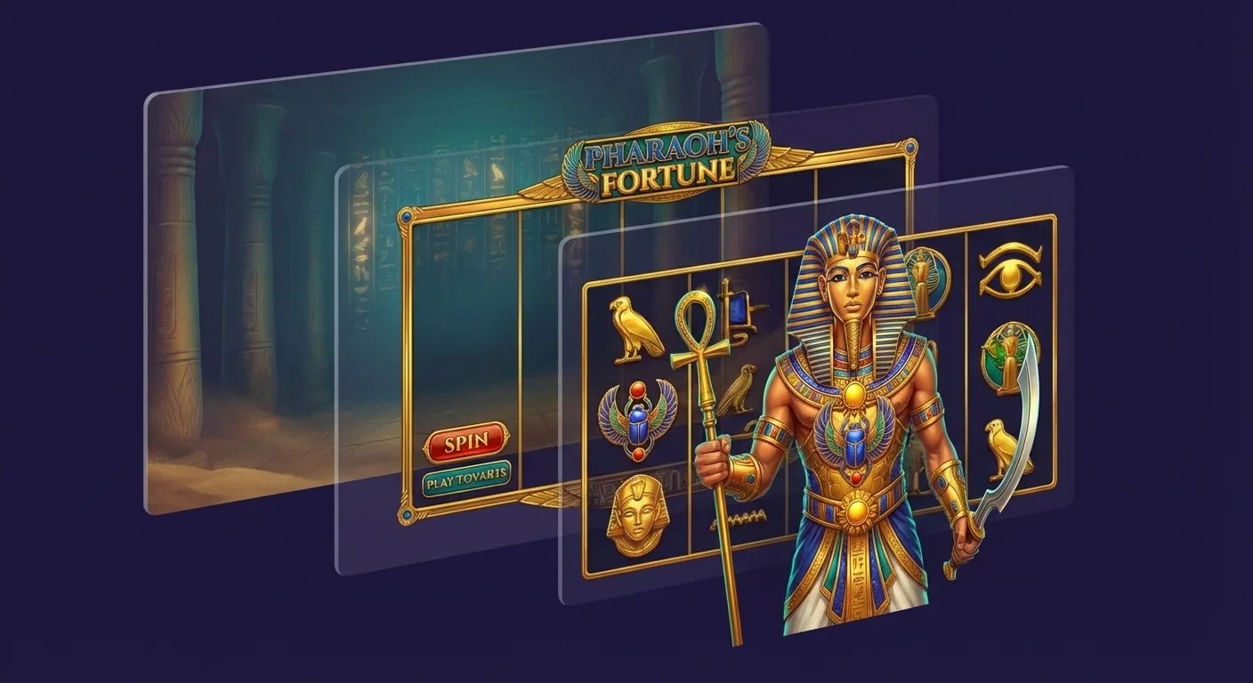 Layer-based game scene composition